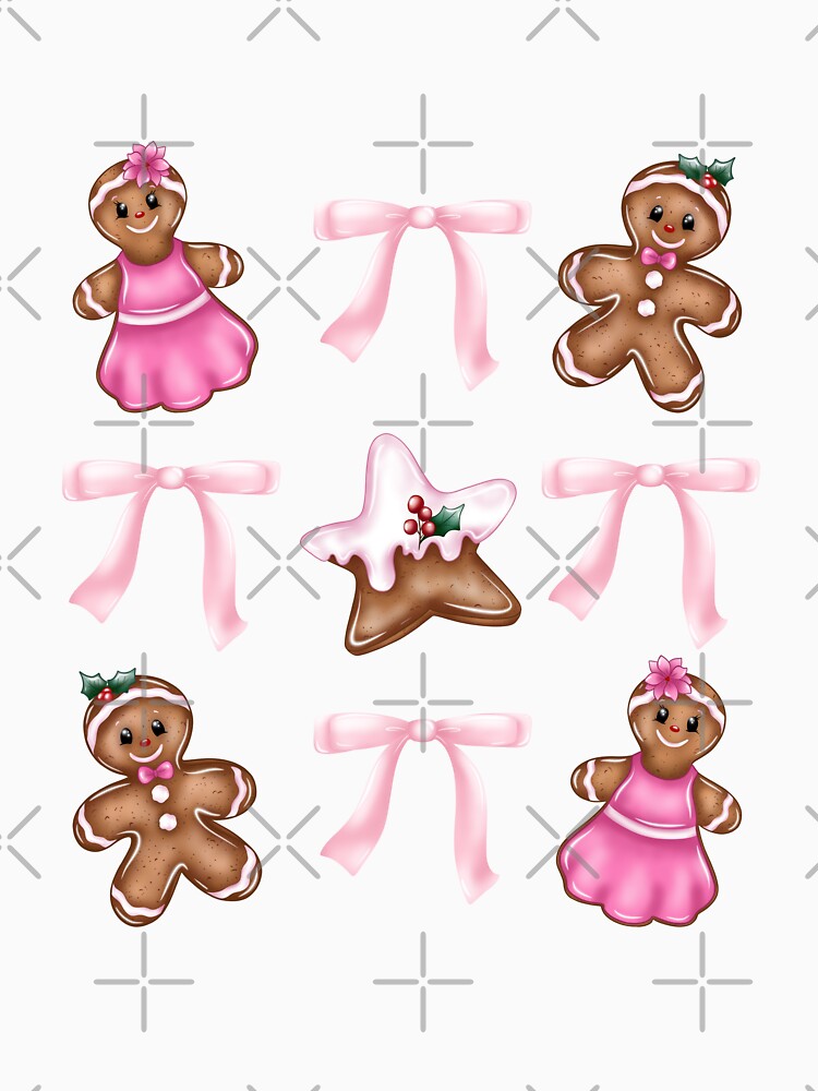 Christmas Coquette aesthetic, balettcore gingerbread couple by milyblooms