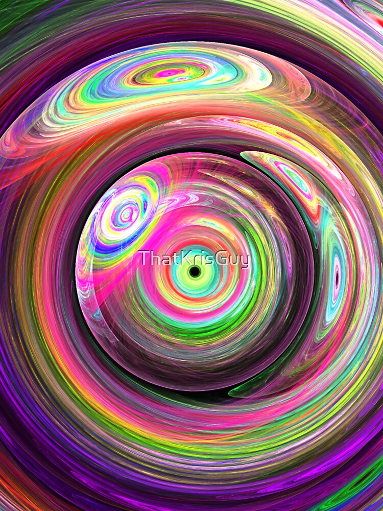 Chroma Vortex - Aesthetic Art - Geometric Art by ThatKrisGuy