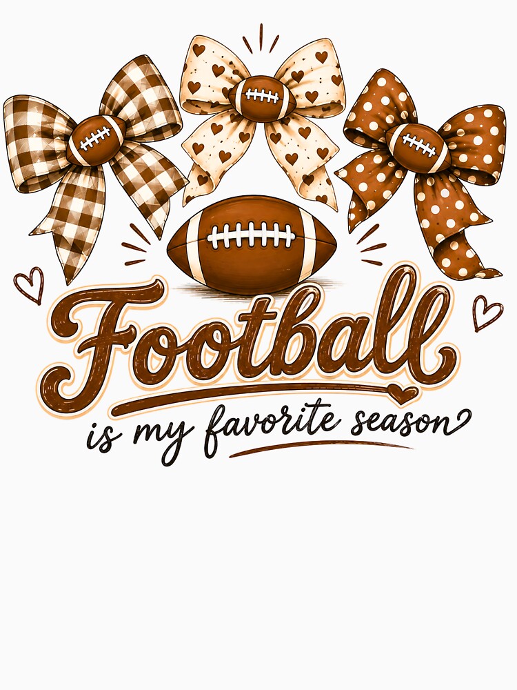 Football Is My Favorite Season Coquette by DYAFLK