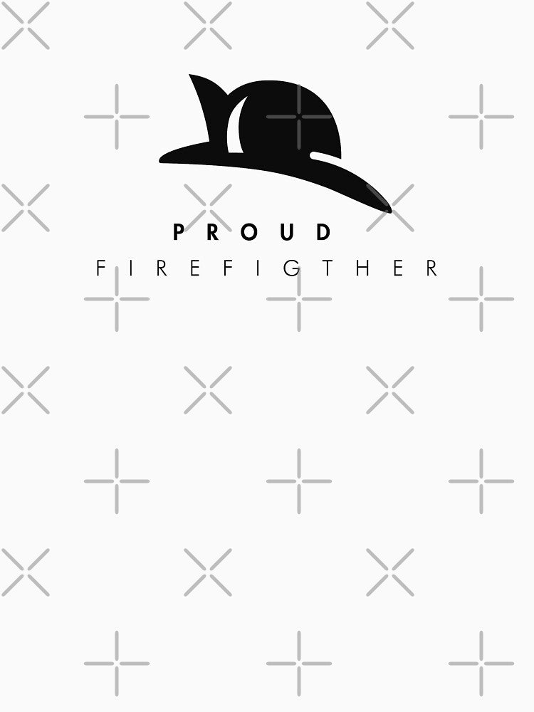 Proud Firefighter  minimalist design by Tropical Blood