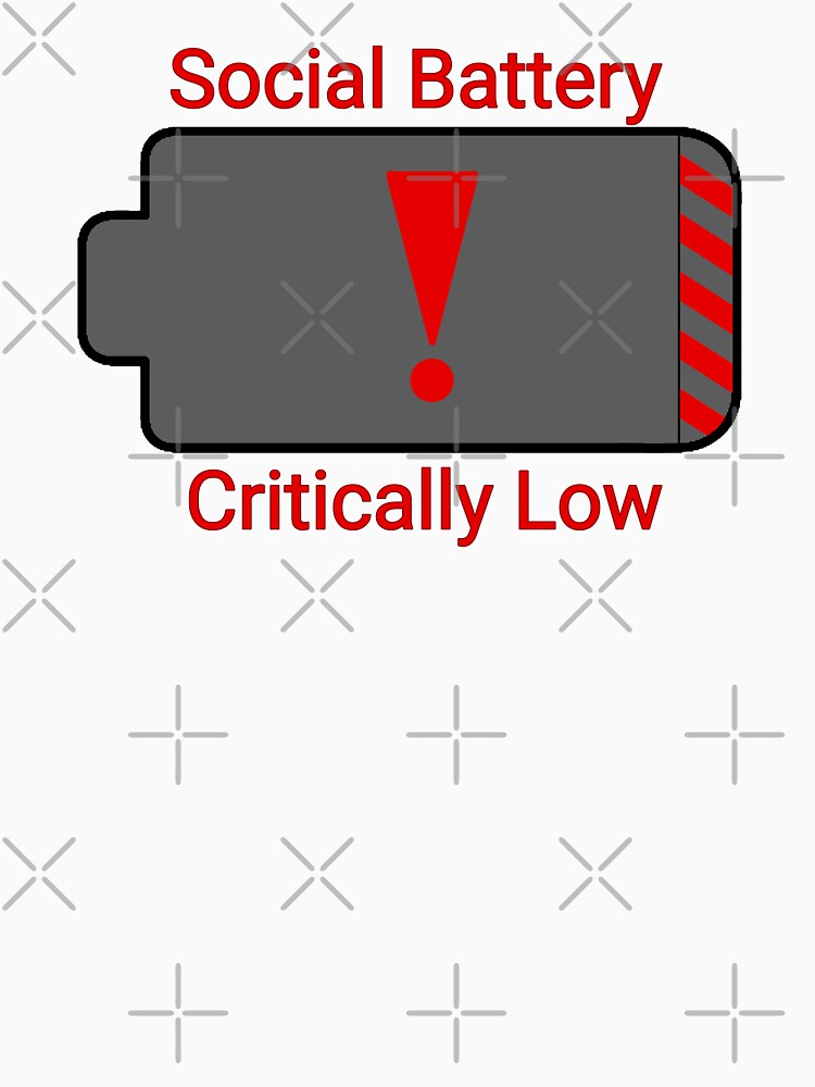Social Battery Critically Low by art-with-adrien
