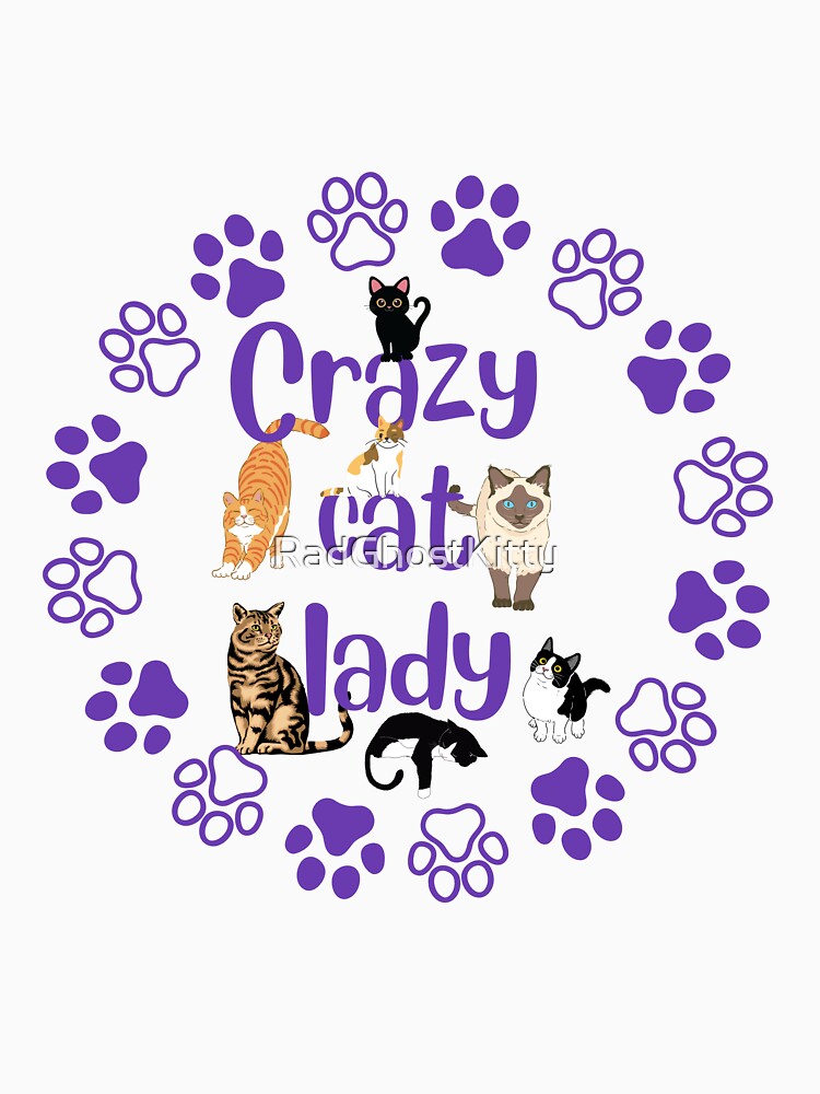 Crazy cat lady by RadGhostKitty