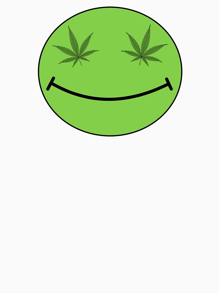 Happy Marijuana Face by Threehitsdeep