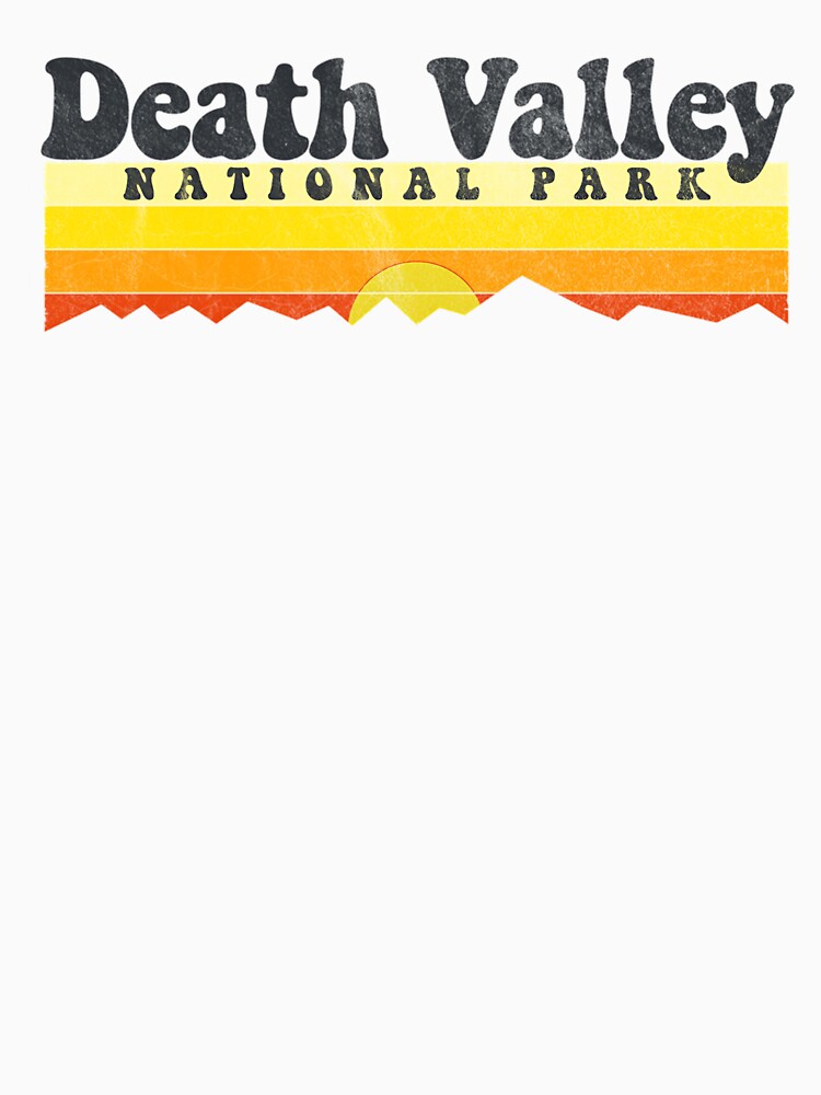 Vintage Death Valley National Park Retro by Marguritesuzy
