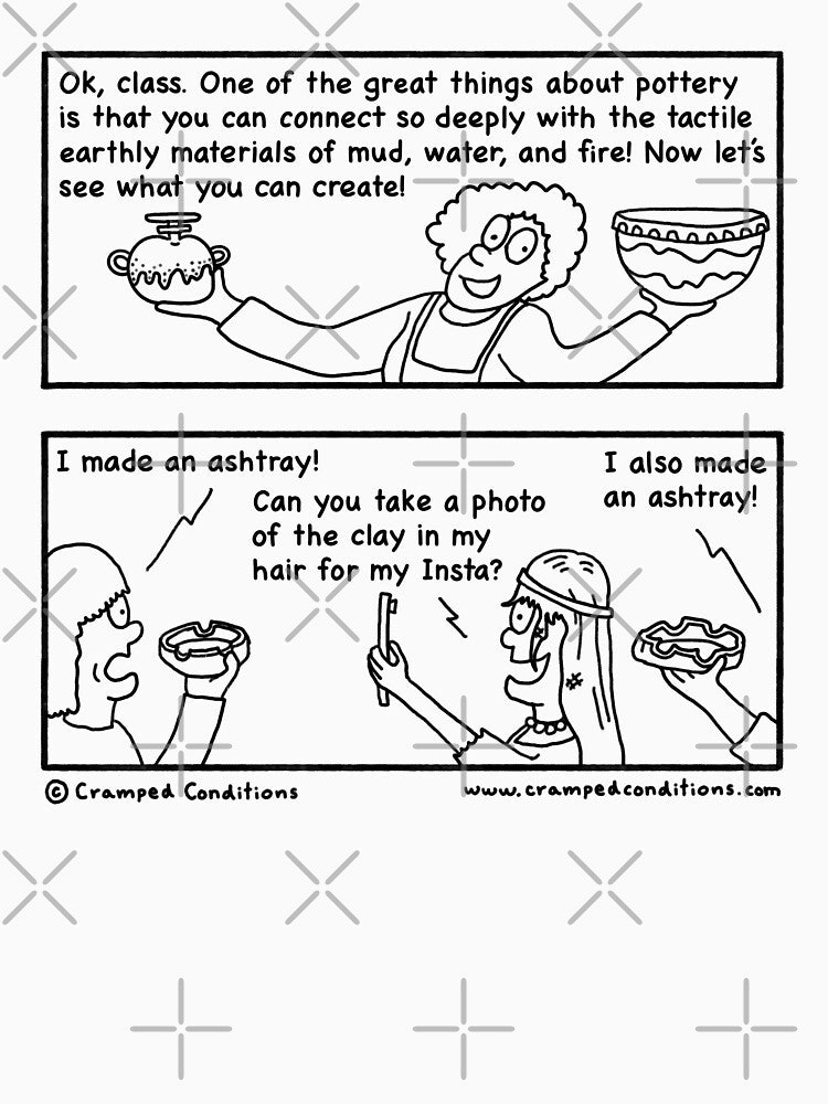 Pottery teacher by Cramped Conditions