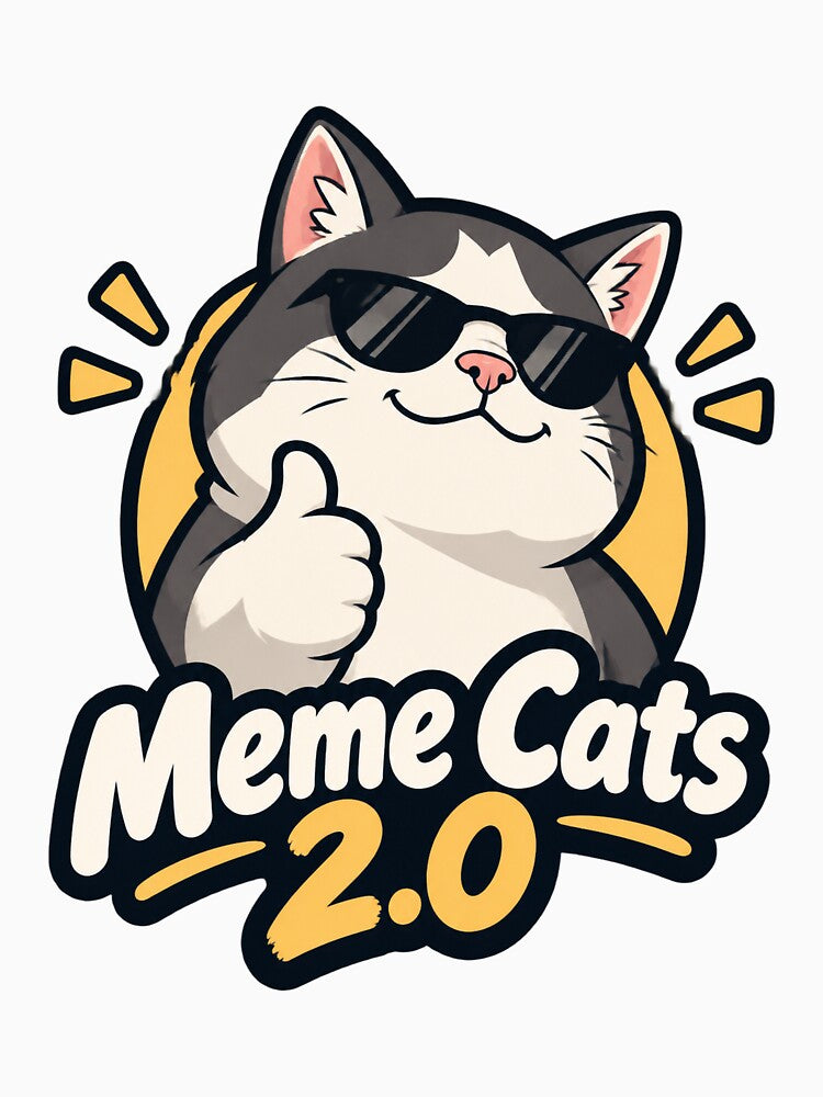 Meme Cats: Funny Feline Graphics | ⭐⭐⭐⭐⭐ Best Seller by giuliapt