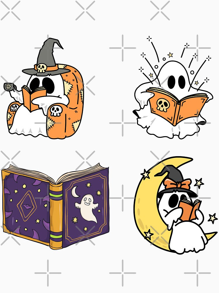 horror bookish set by Neadoodles