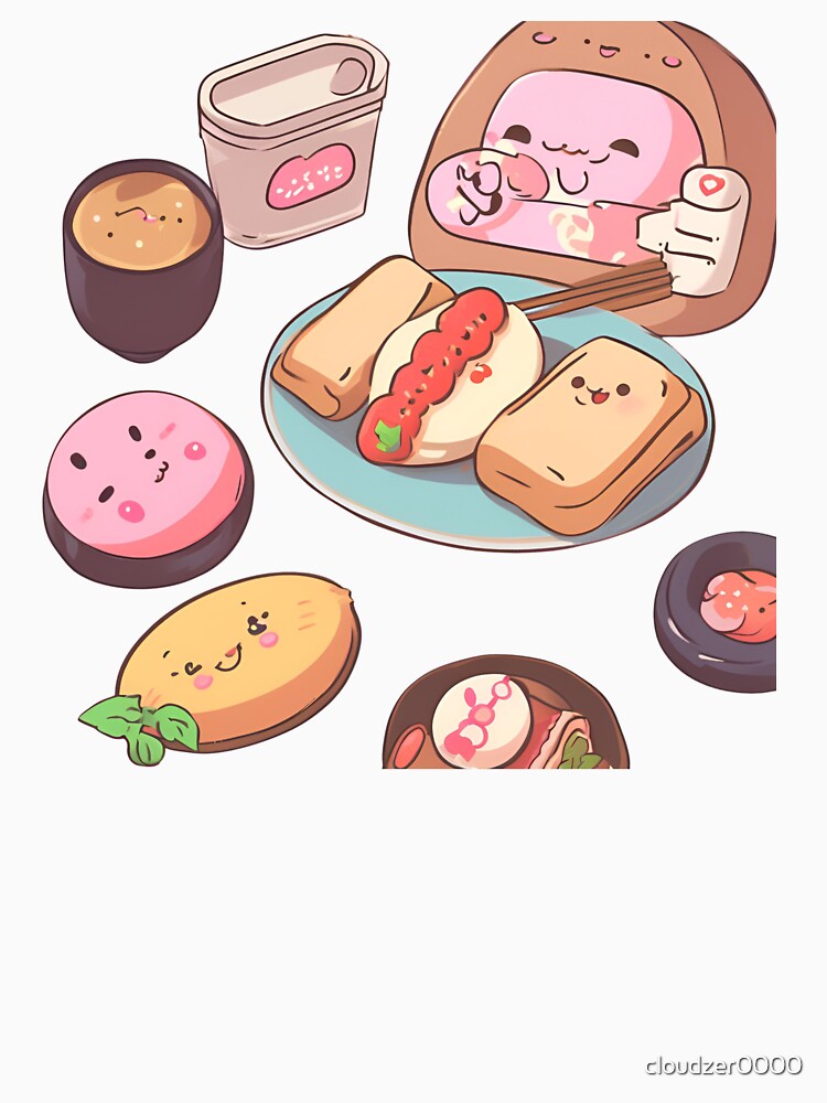 Chibi Food Frenzy by cloudzer0000