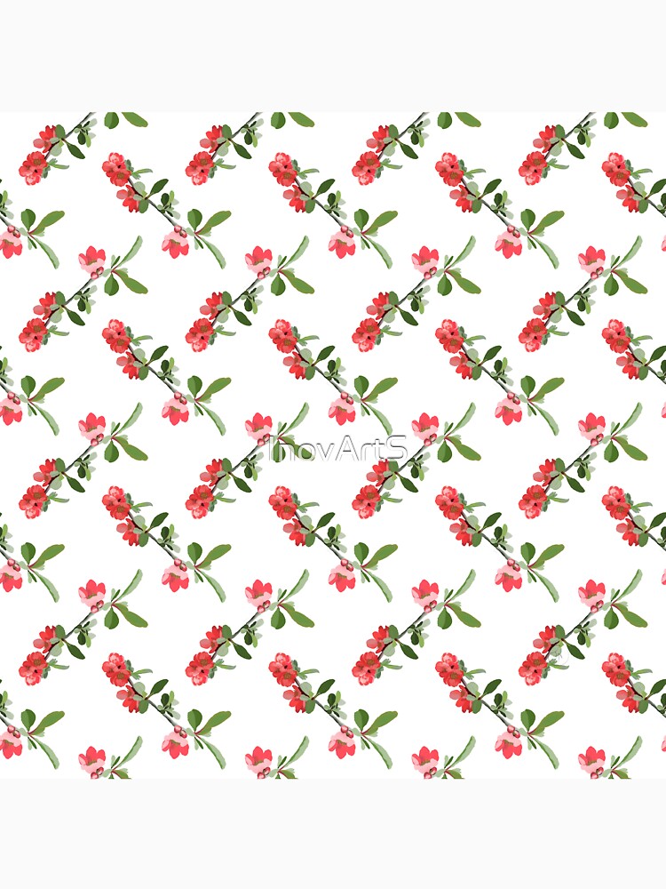 Pink Cherry Blossom Flowers Paint by InovArtS