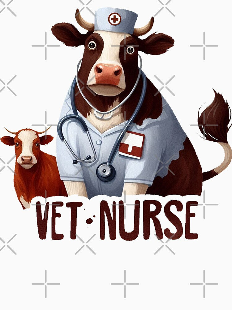 Vet Nurse, Funny Cattle Vet Nurse by francous03