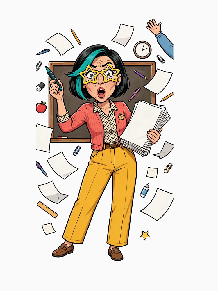 School Teacher Life – Teacher Mood by     Fatma Creates