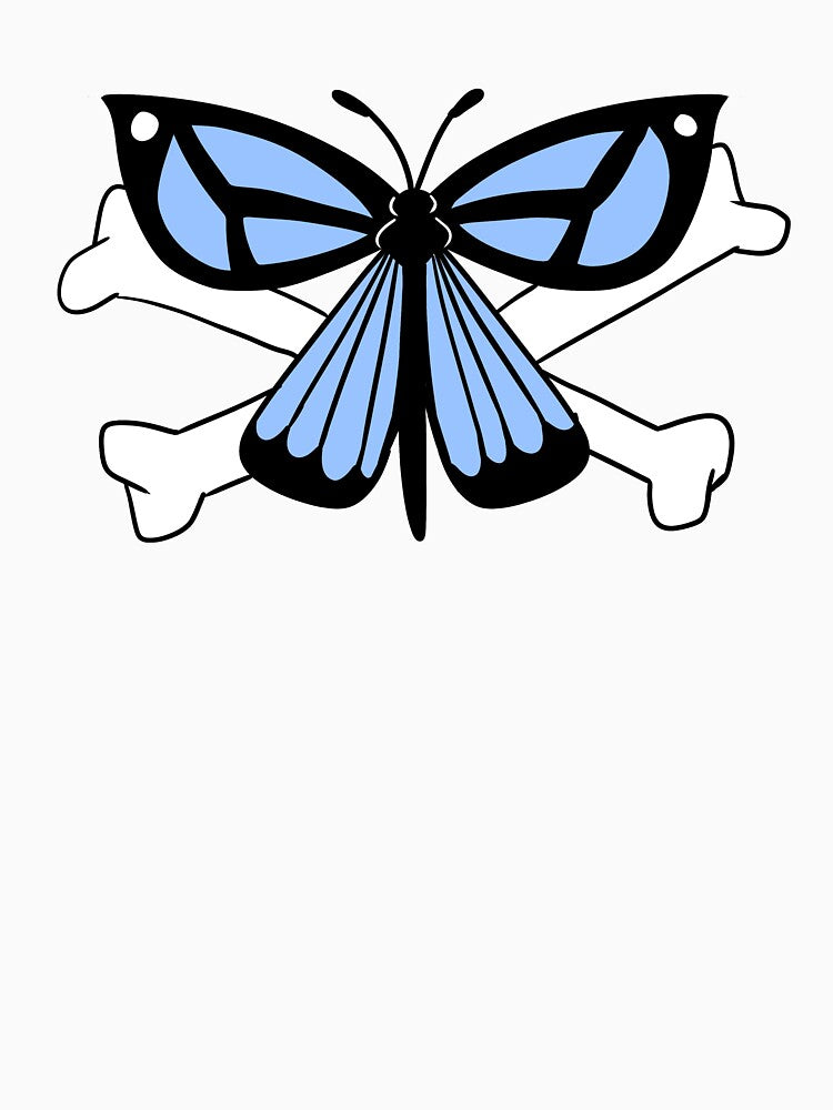 Crossbone Butterfly (blue) by gross-girl99
