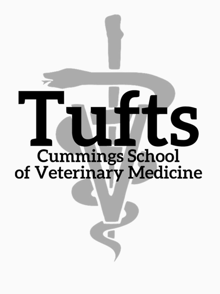 Tufts Cummings School (Veterinary Symbol) by StatelyTshirts