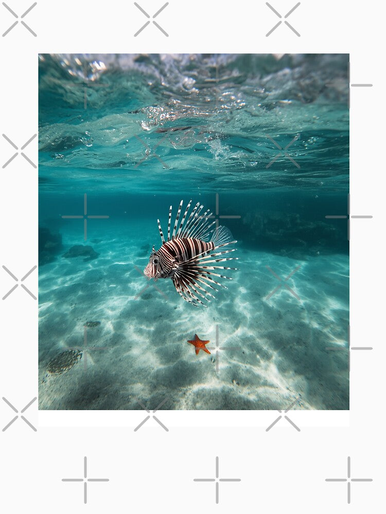 Lost in the Blue - Lionfish by BeeStylishTees