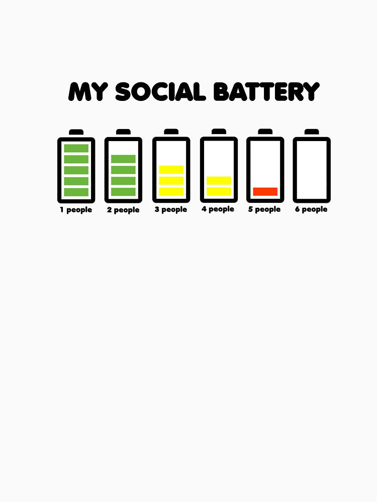 My Social Battery by TeeNameHut
