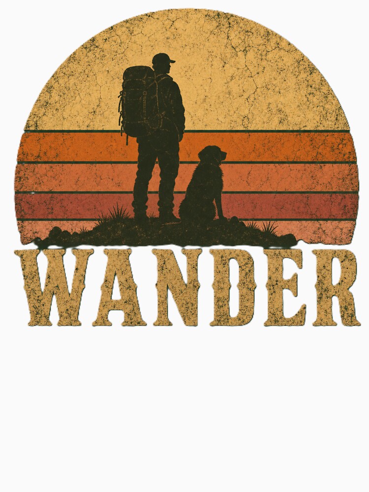 Wander Hiker Explorer Adventurer Tee by iratuslol