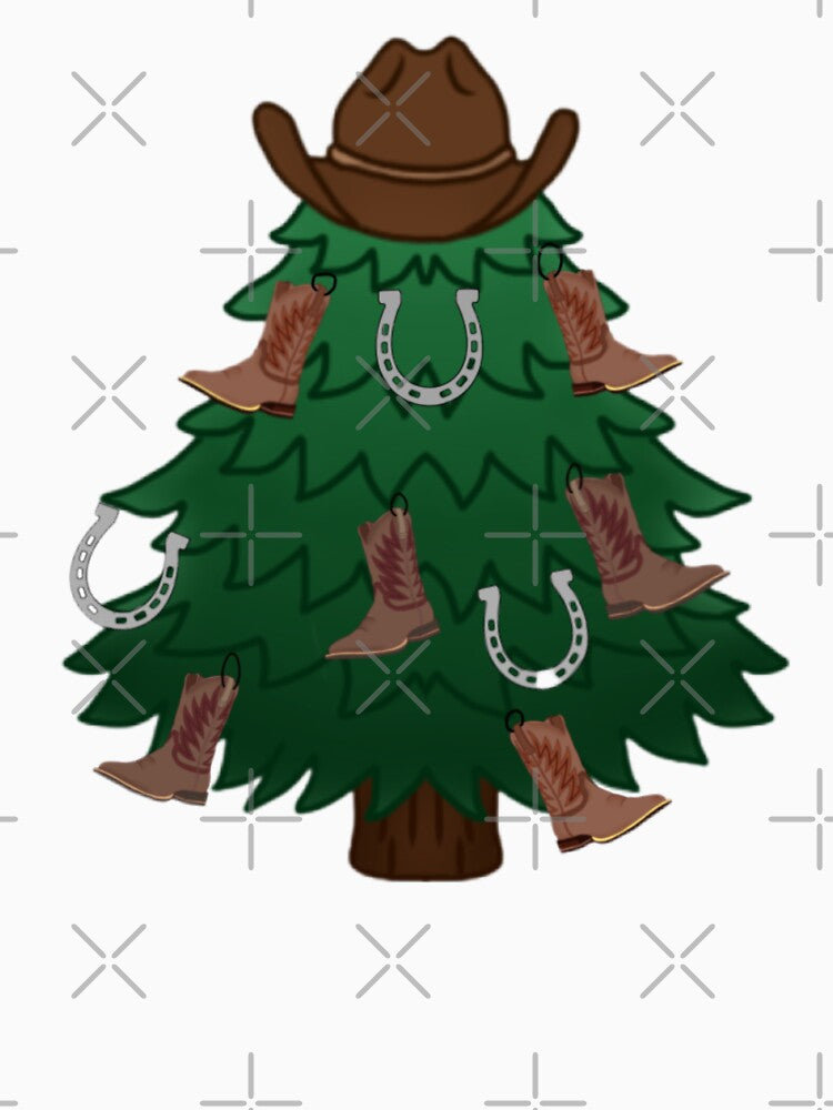 Cowboy Christmas tree by Artistkhg