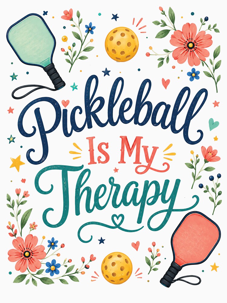 Pickleball Is My Therapy by MaverlyShop