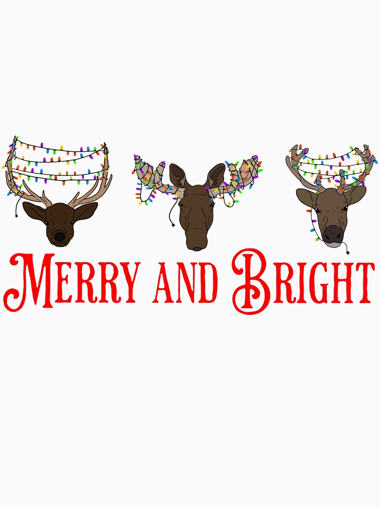 Merry and Bright Deer by BlueCoastPOD