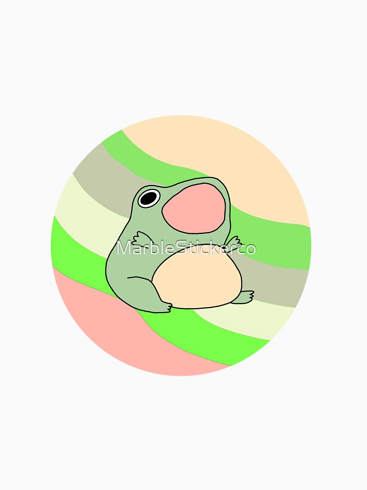Cute frog by MarbleStickerco