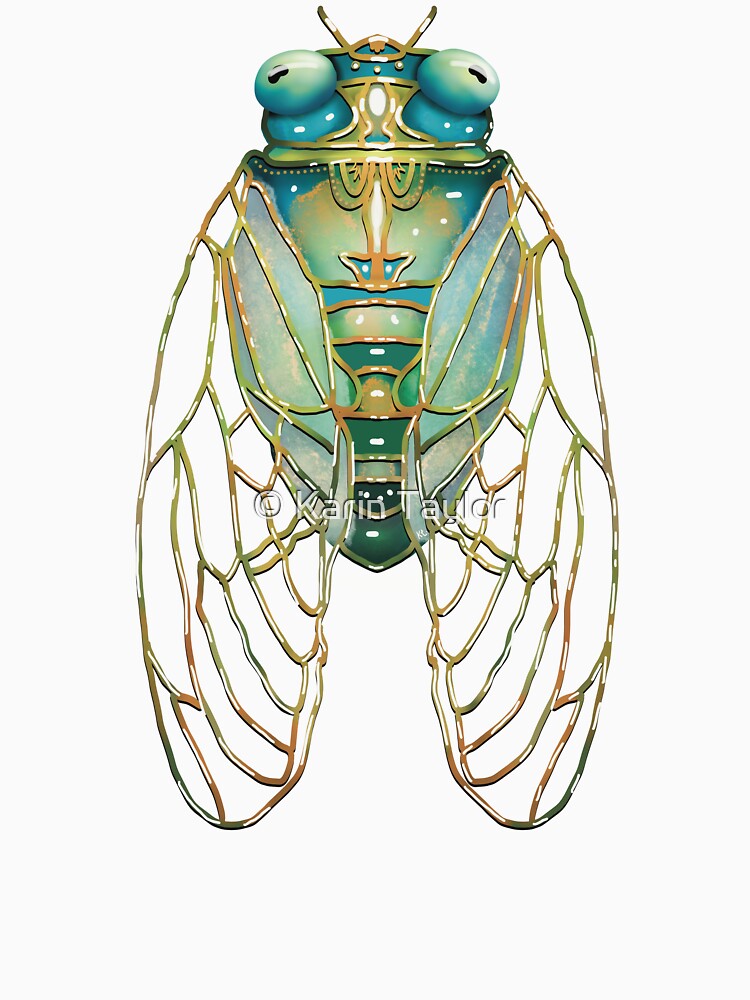 Green Forest Cicada by Karin Taylor