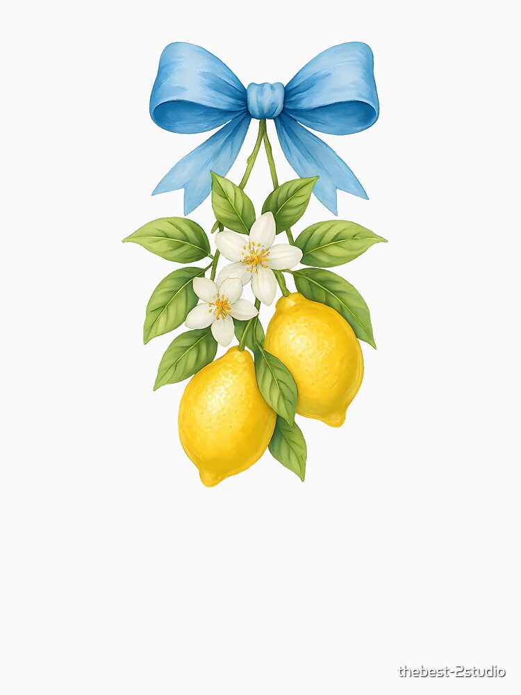Lemon Coquette Bow Ribbon Bow by thebest-2studio