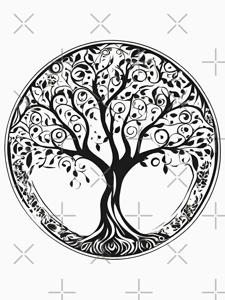 Tree of Life Circle by silviaol Unisex