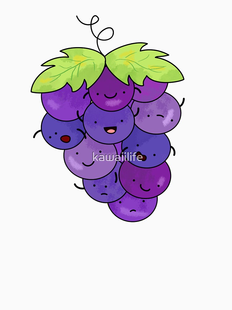 Kawaii Grape Bunch by kawaiilife