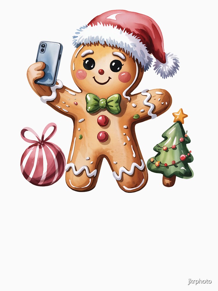 Gingerbread Man Takes a Selfie by jkrphoto