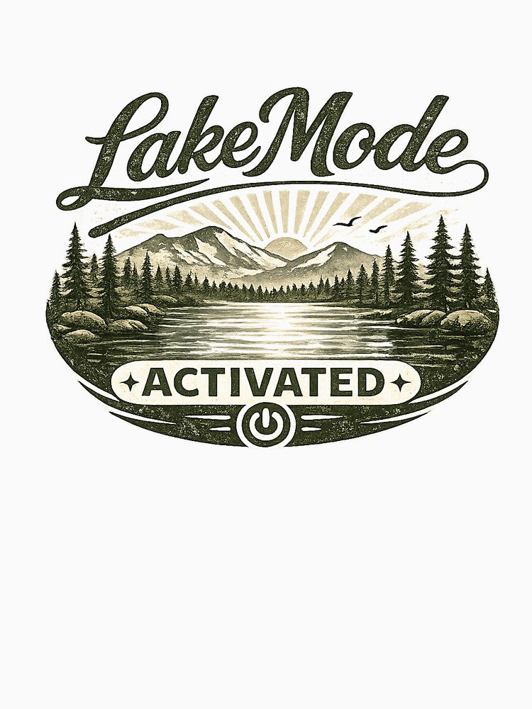 Lake Mode Activated – Vintage Lake Life Outdoor Design by Digal92