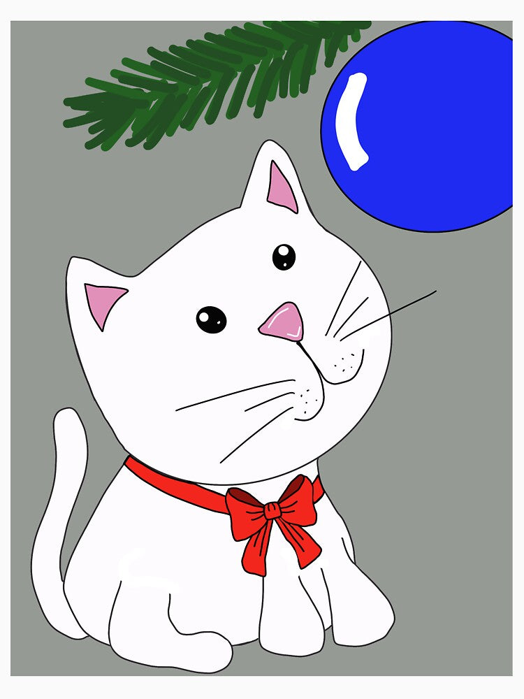 Christmas kitten by Leah84gvsu