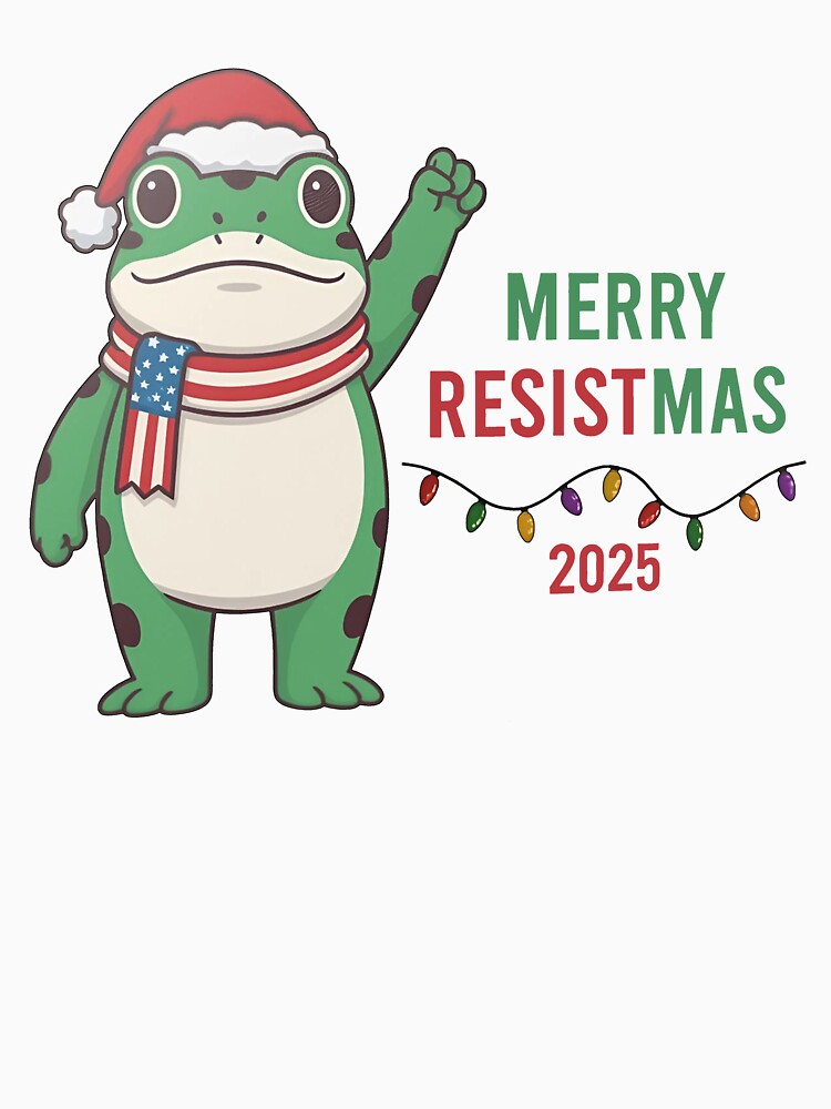 Merry Resistmas Frog Portland Frog Meme Christmas by jillianhanna