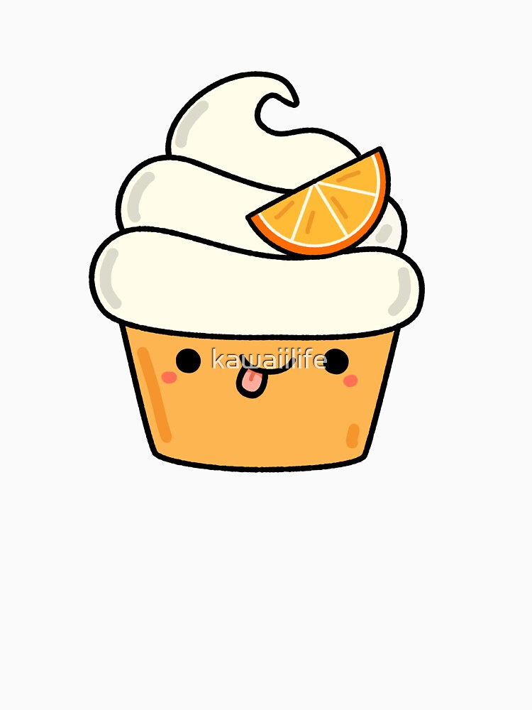 Kawaii Orange Cupcake by kawaiilife
