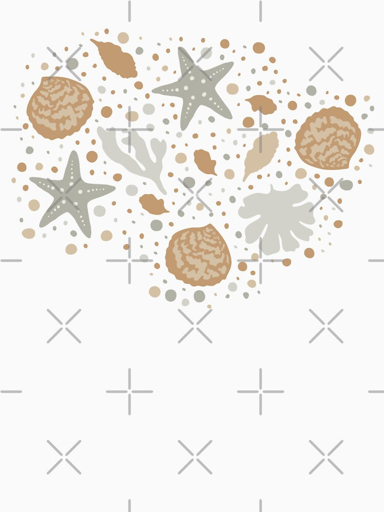 Henri Matisse-Style Ocean-Inspired iPhone Case with Coral and Sea Life Design in Neutral Hues by blomastudios