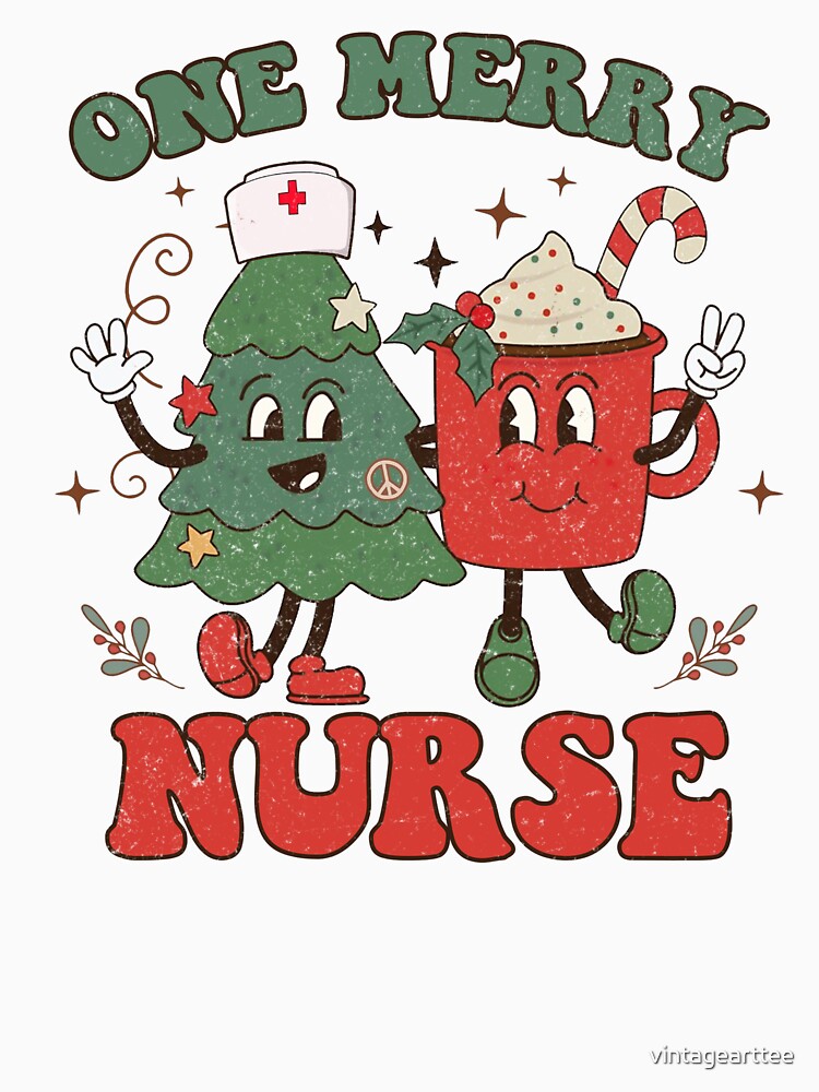 One Merry Nurse by vintagearttee