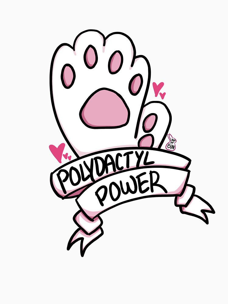 POLYDACTYL POWER - white by laynedoll