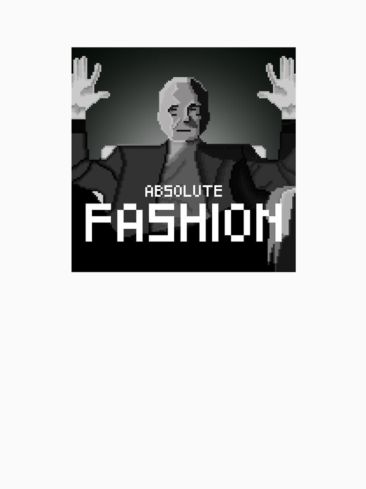 Absolute Fashion — Monochrome Pixel Art Design | Poster, Sticker, T-Shirt by Melivo-Pixel