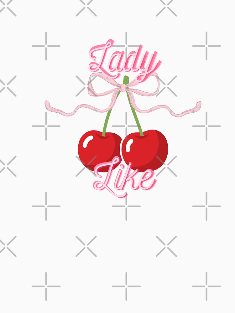 lady like cherries pink bow coquette cozy girly by pasteldreams26