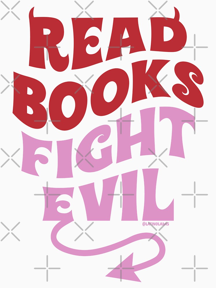 Read Books Fight Evil / Bookish Aesthetic Red Sassy Devil Tail Bookworm For Kindle Readers Tbr Ya Literature by Latinoladas