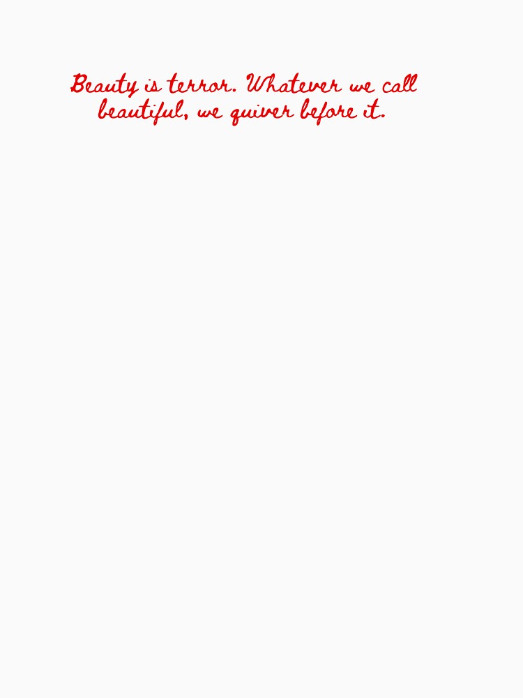 beauty is terror (red) by Alter-Idem