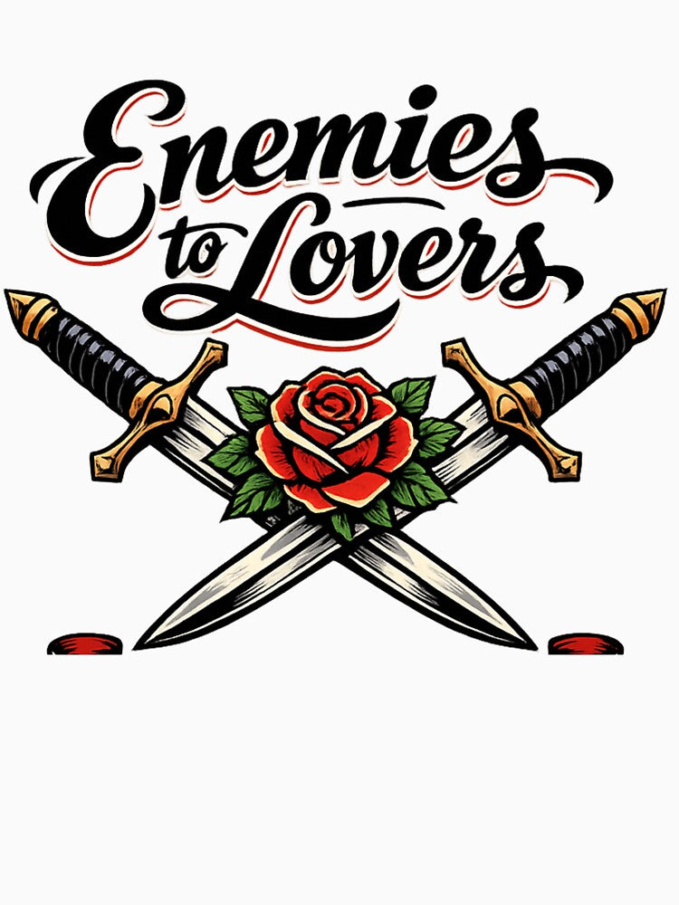 Enemies to Lovers Book Club Romance by Art by Debasish