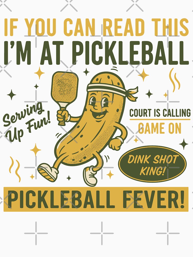 Pickleball Funny Player Love Pickle Ball by LuminOrb