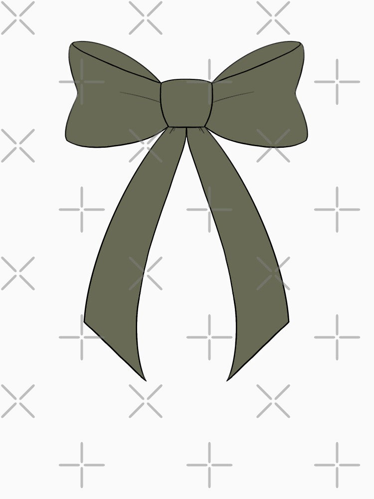 forest green bow by Spiraltv