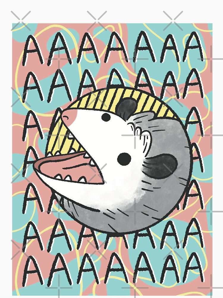 Opossum Screm by stephaniedraws