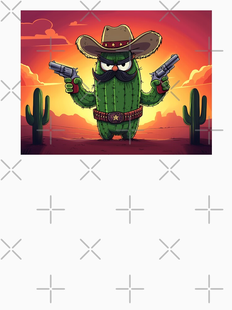 Cowboy Cactus | Sheriff | Wild West | Yeehaw | Cowboycore | Western aesthetic by Yaremchuk