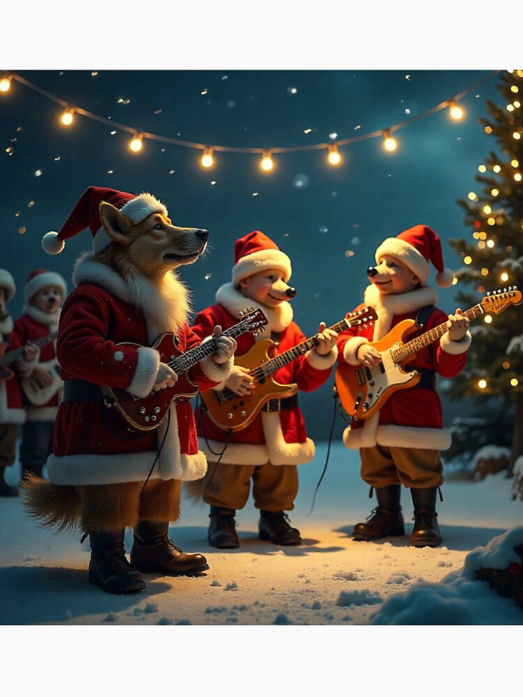 Jingle Paws Rock by PetJoyPrintsCO