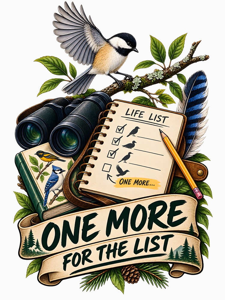 One More for the List Bird Watching by CreativeMindsetLab