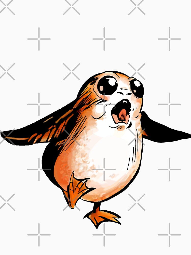 Space Alien Chicken Puffin Squaking by Maartje de Volder Unisex
