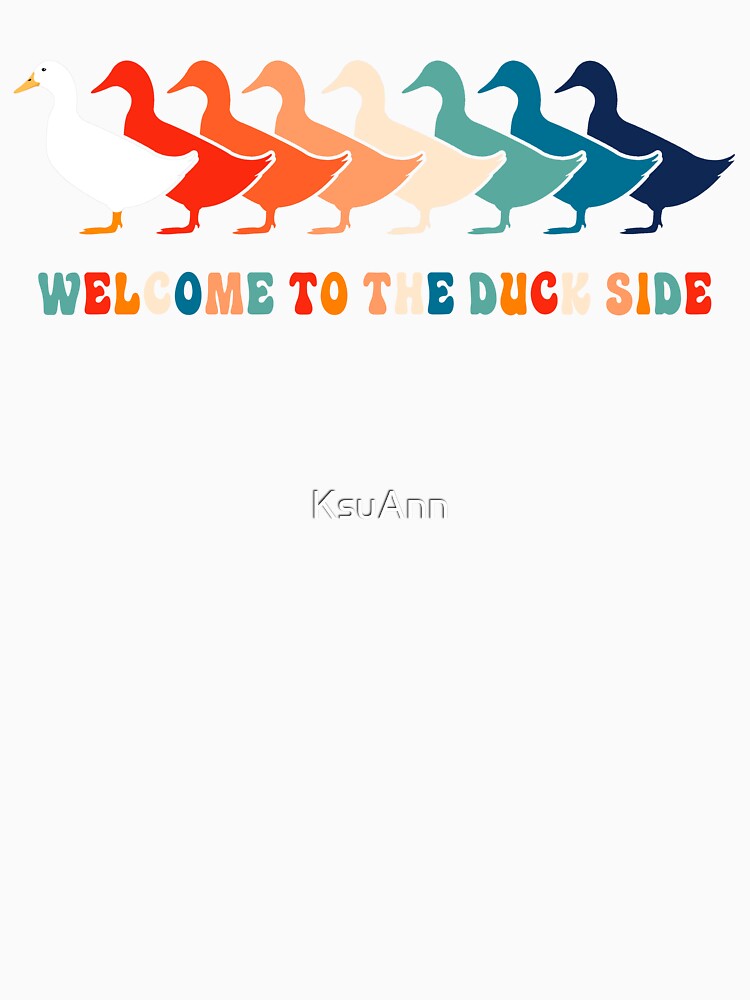 Vintage Ducky Retro Duck Pun 70s 80s Funny Duck by KsuAnn