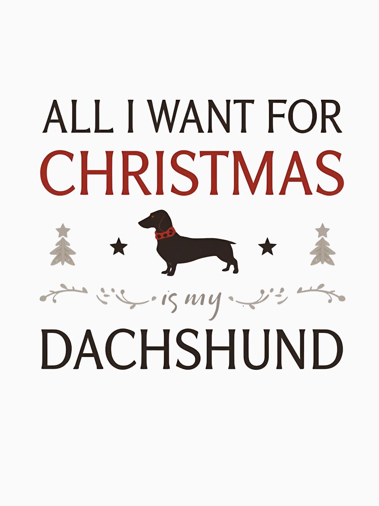 Christmas Sausage Dog Gift by DachshundSociety